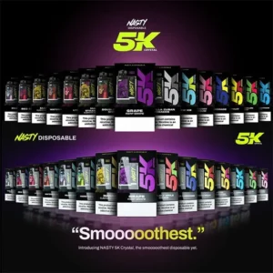 NASTY 5K CRYSTAL | 5000 PUFFS | DISPOSABLE VAPE | 13ML 5%